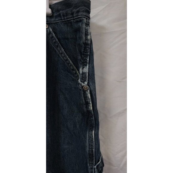 Wrangler 38x32 Relaxed Fit Baggy Medium Wash Straight Carpenter Jeans 94LSWQW - Picture 13 of 14